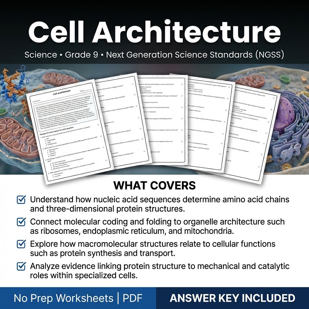 Grade 9 Science Worksheet Bundle | Physics, Biology, Earth & Energy Topics — included worksheet 31
