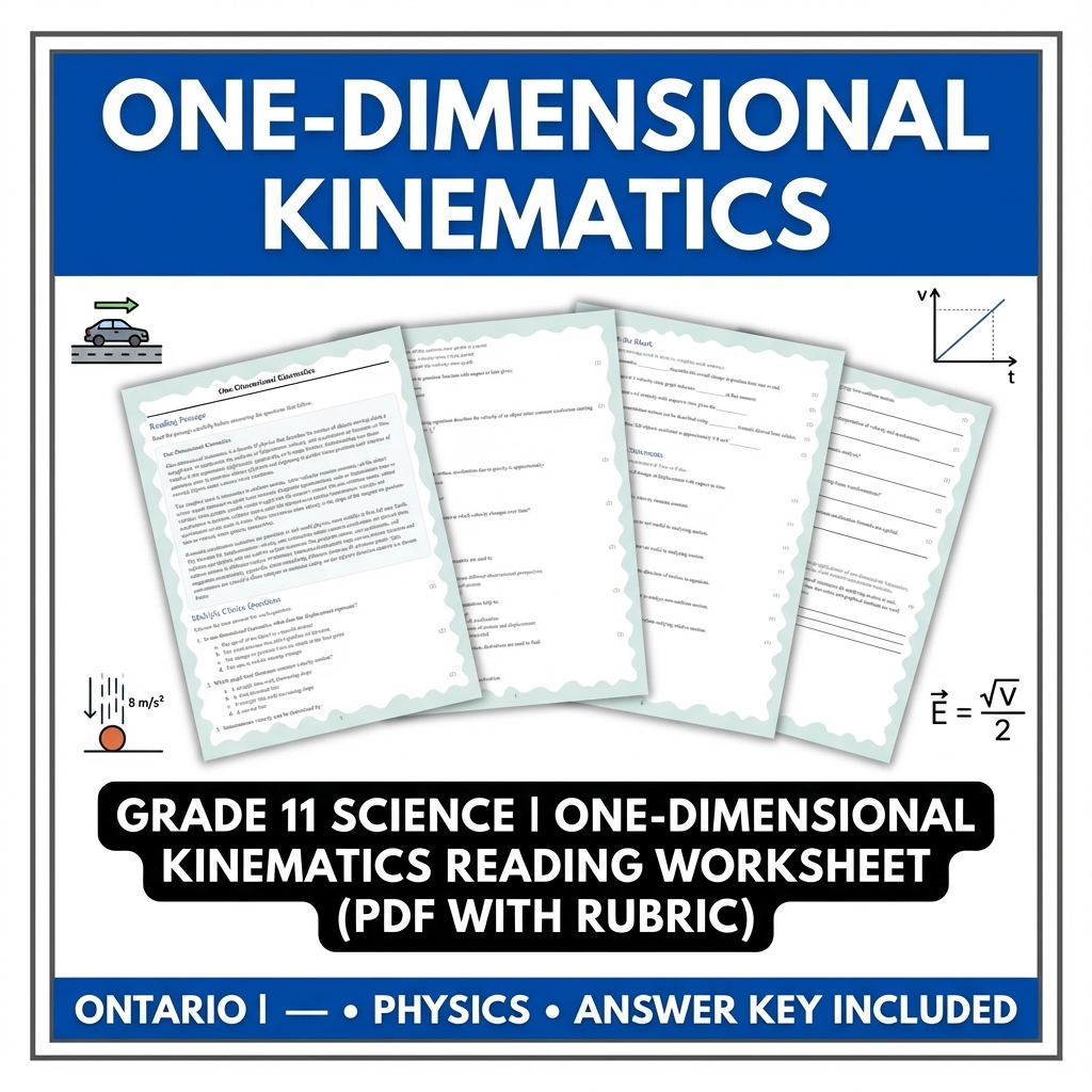 Grade 11 Science Bundle | Waves, Ecology, Physics & More (Answer Keys) — included worksheet 32