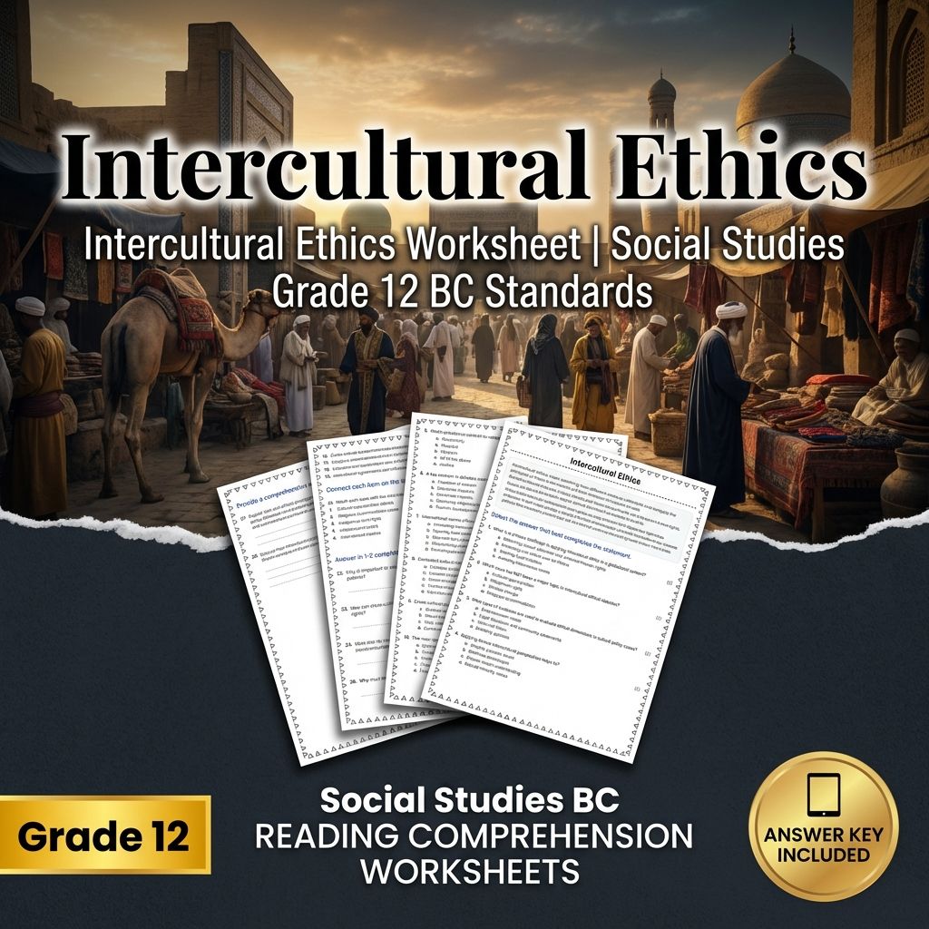 Intercultural Ethics Worksheet | Social Studies Grade 12 BC Standards