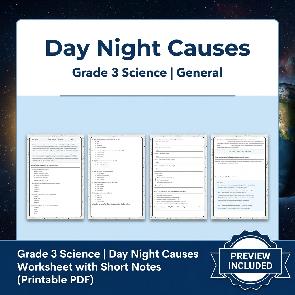 Grade 3 Science Full Year Bundle | Comprehensive Curriculum Resources — included worksheet 20