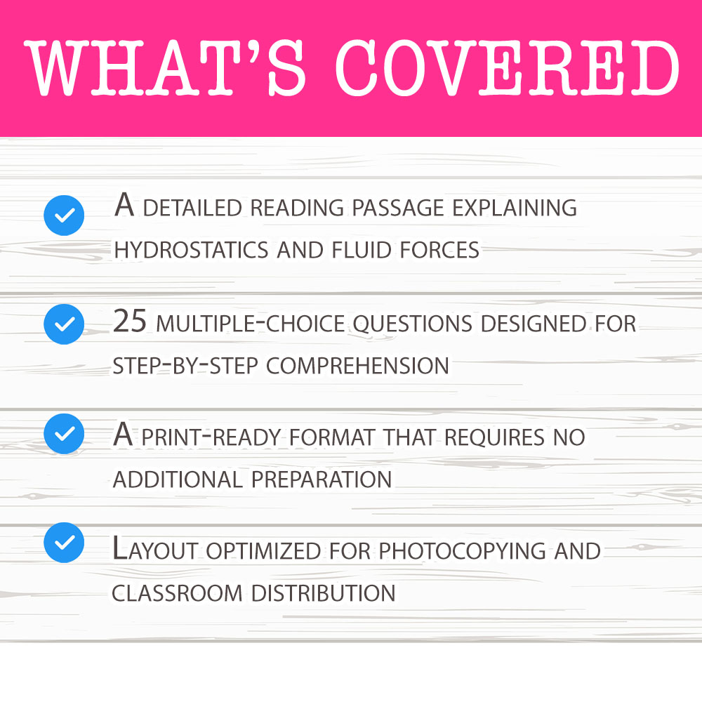 Grade 8 Science worksheet worksheet — Grade 8 Science — Surface Forces Worksheet for Mastery — page 2