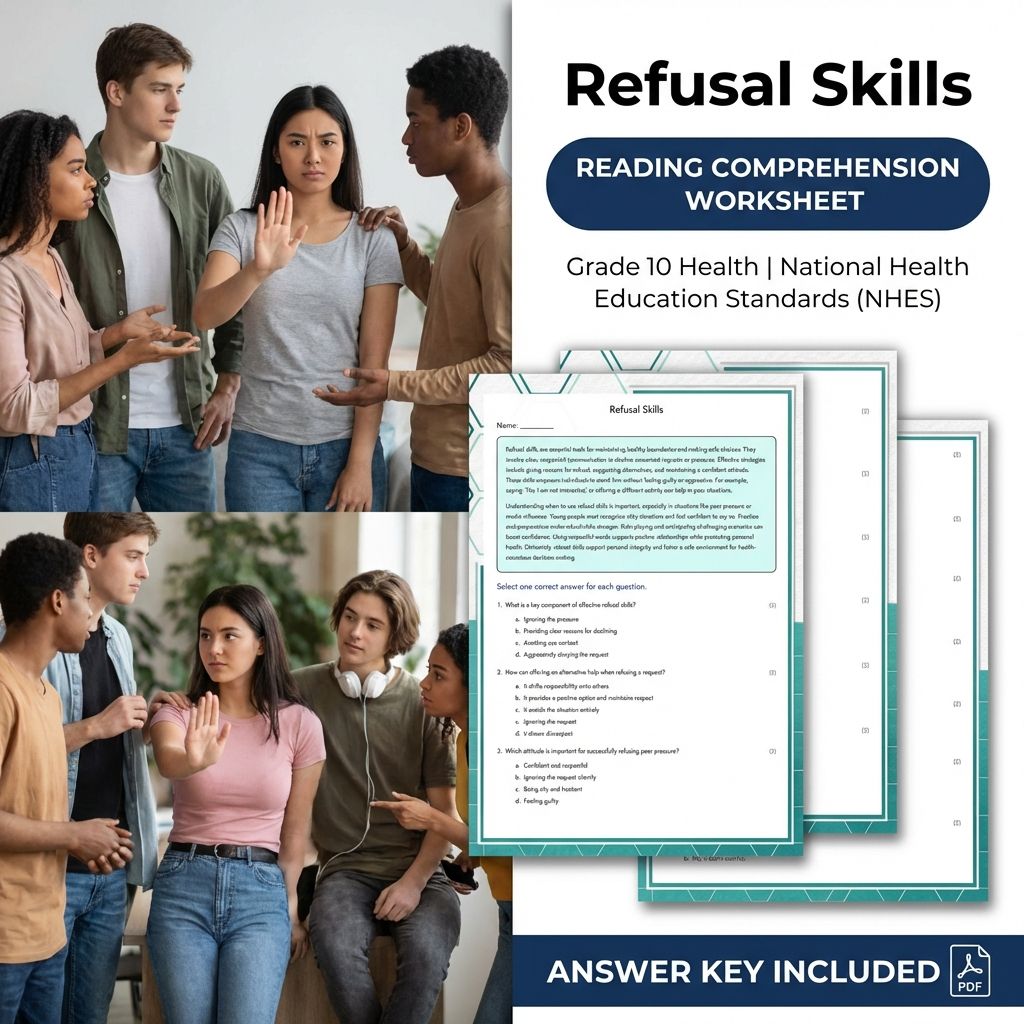 Grade 10 Health | Interpersonal Communication Skills Unit Bundle (NHES Aligned) — included worksheet 3