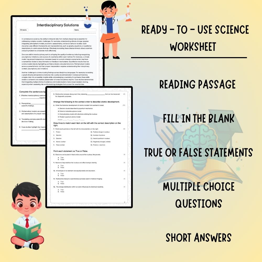 Grade 11 Science worksheet worksheet — Grade 11 Science | Interdisciplinary Solutions Worksheet (Ontario Standards) (PDF)…