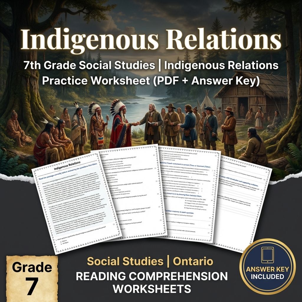 7th Grade Social Studies | Indigenous Relations Practice (PDF + Answer Key)