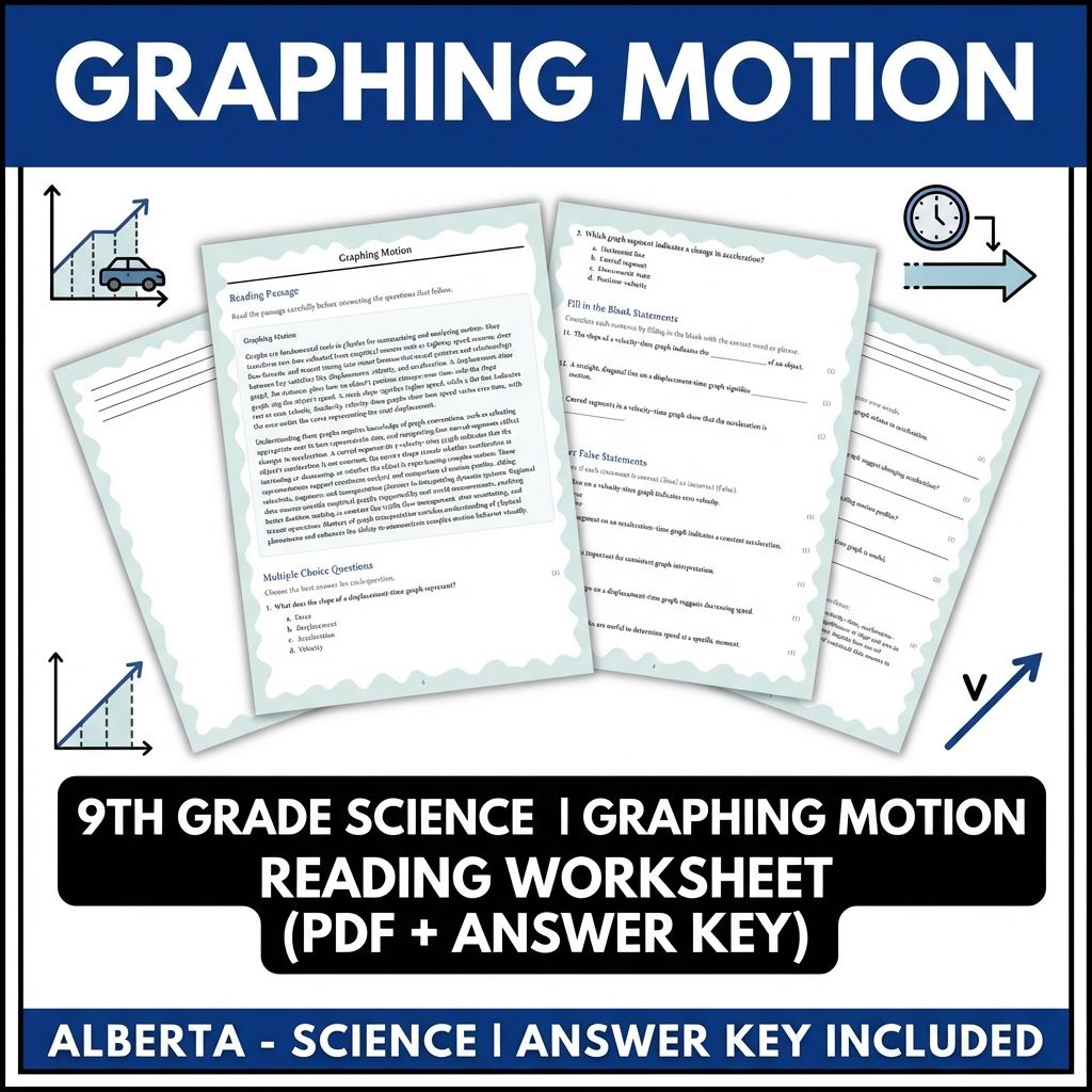 Grade 9 Science | Physics, Biology & Chemistry Mastery (Answer Key Included) — included worksheet 28