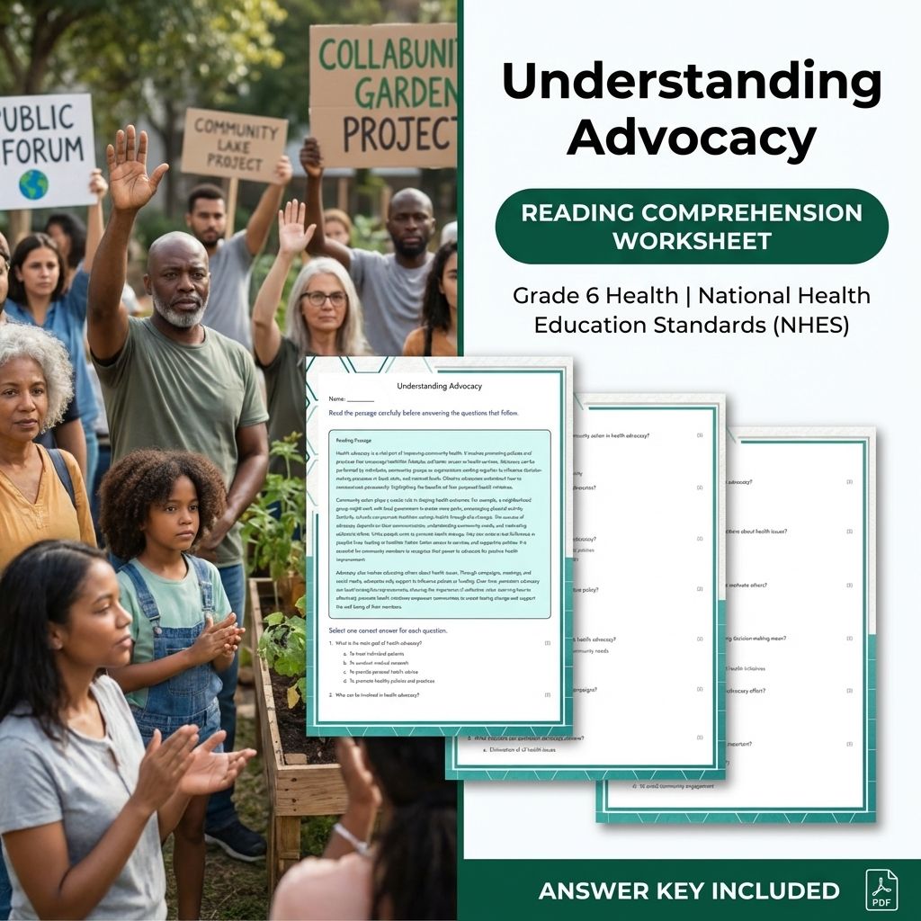 Grade 6 Health | Communication, Decision-Making & Disease Prevention Worksheets Bundle (Answer Key Included) — included worksheet 18