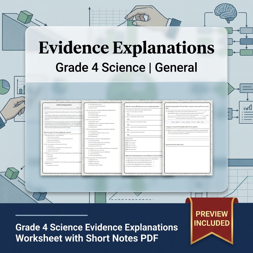 Grade 4 Science Lesson Group | Comprehensive Worksheets & Resources — included worksheet 5