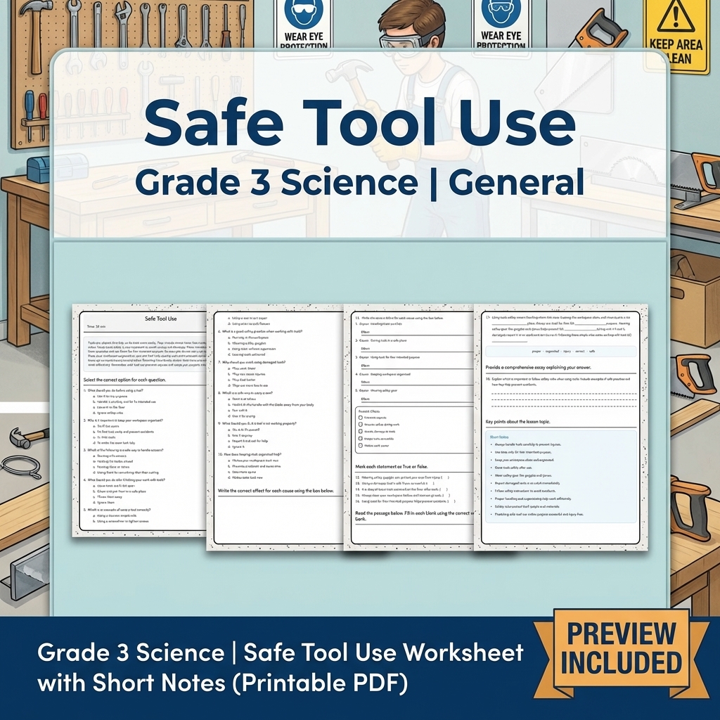 Grade 3 Science Full Year Bundle | Comprehensive Curriculum Resources — included worksheet 21