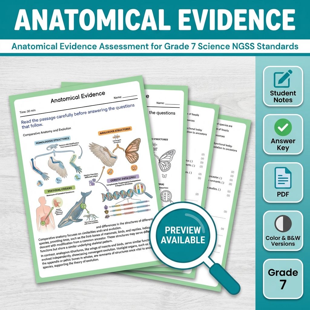 Grade 7 Science Full Year Bundle | NGSS Assessment Worksheets & Resources — included worksheet 25