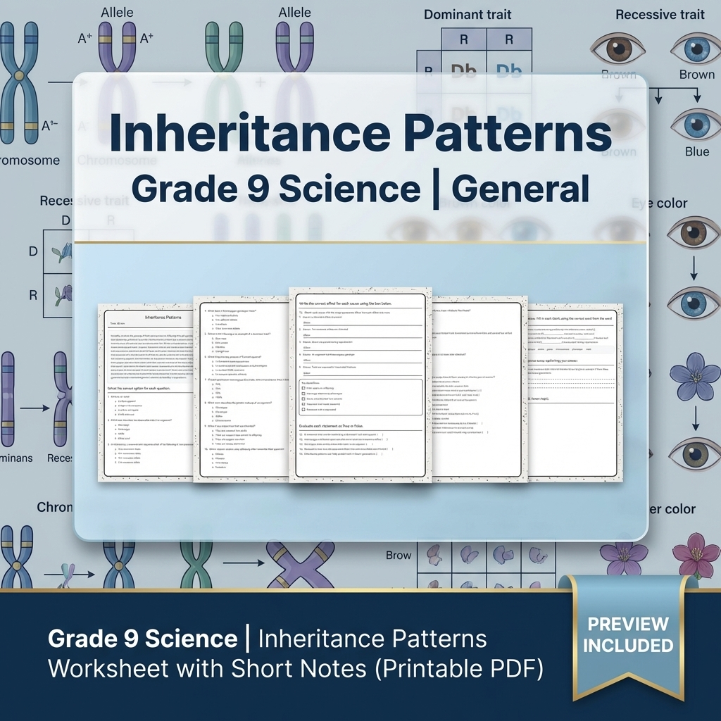 Grade 9 Science Data & Model Reasoning Full-Year Bundle: General Framework — included worksheet 21