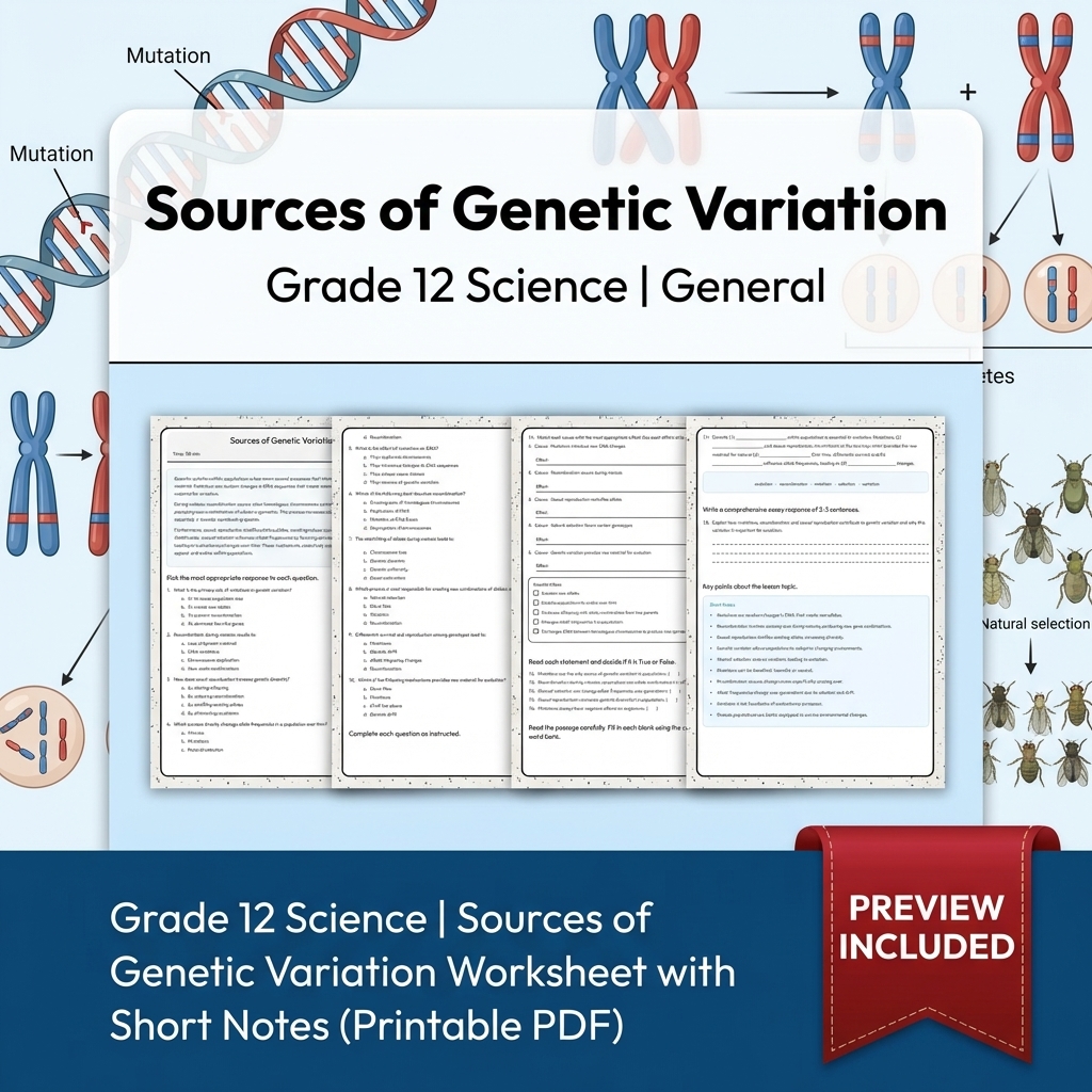 Grade 12 Evidence-Based Scientific Modeling Science Full-Year Bundle: General — included worksheet 22