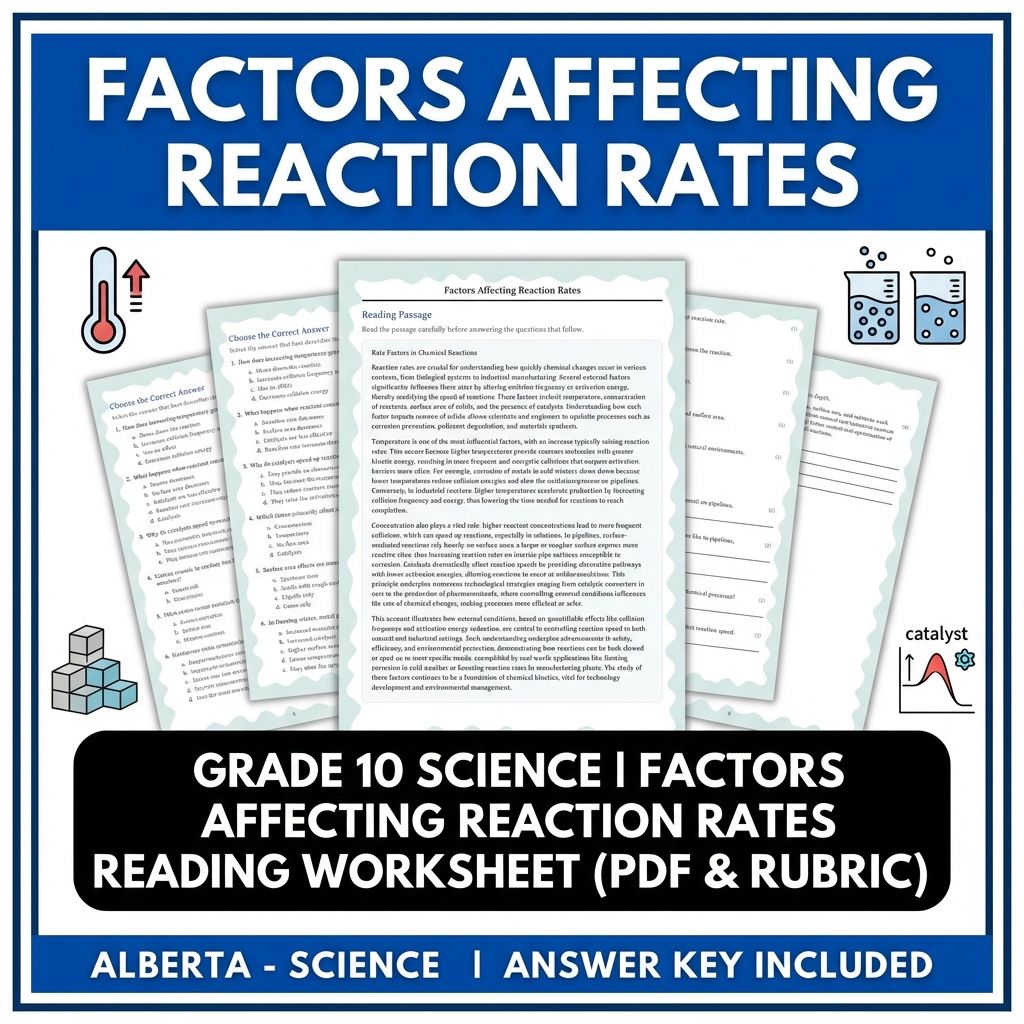 Grade 10 Science Worksheets Bundle | Physics, Earth, and Environmental Topics — included worksheet 36