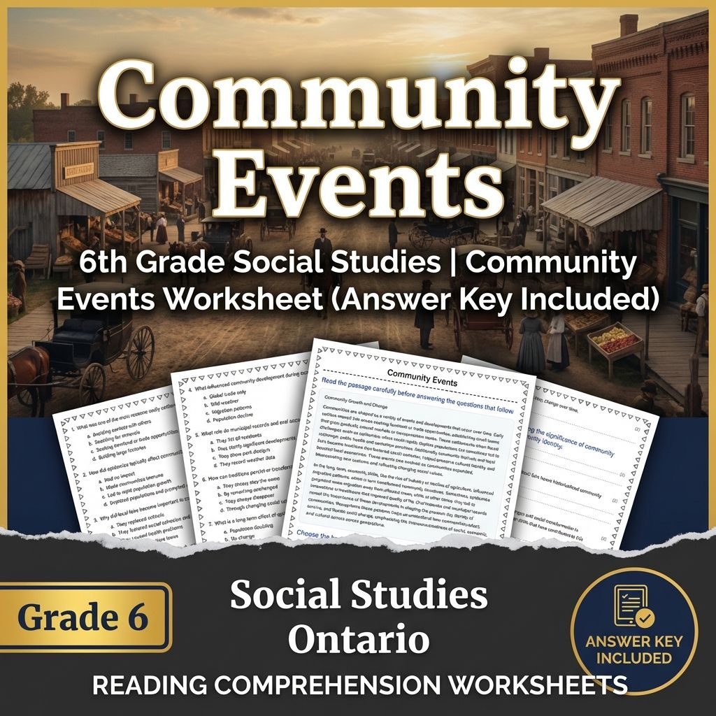 Grade 6 Social Studies Bundle | Geography, Resources & Cultural Perspectives — included worksheet 17