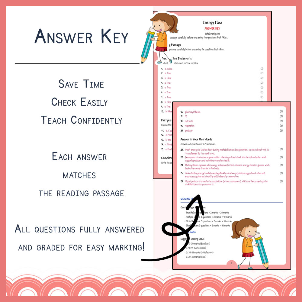 Grade 7 Science worksheet worksheet — Grade 7 Science | Energy Flow Worksheet & Answer Key | NGSS Aligned — page 3