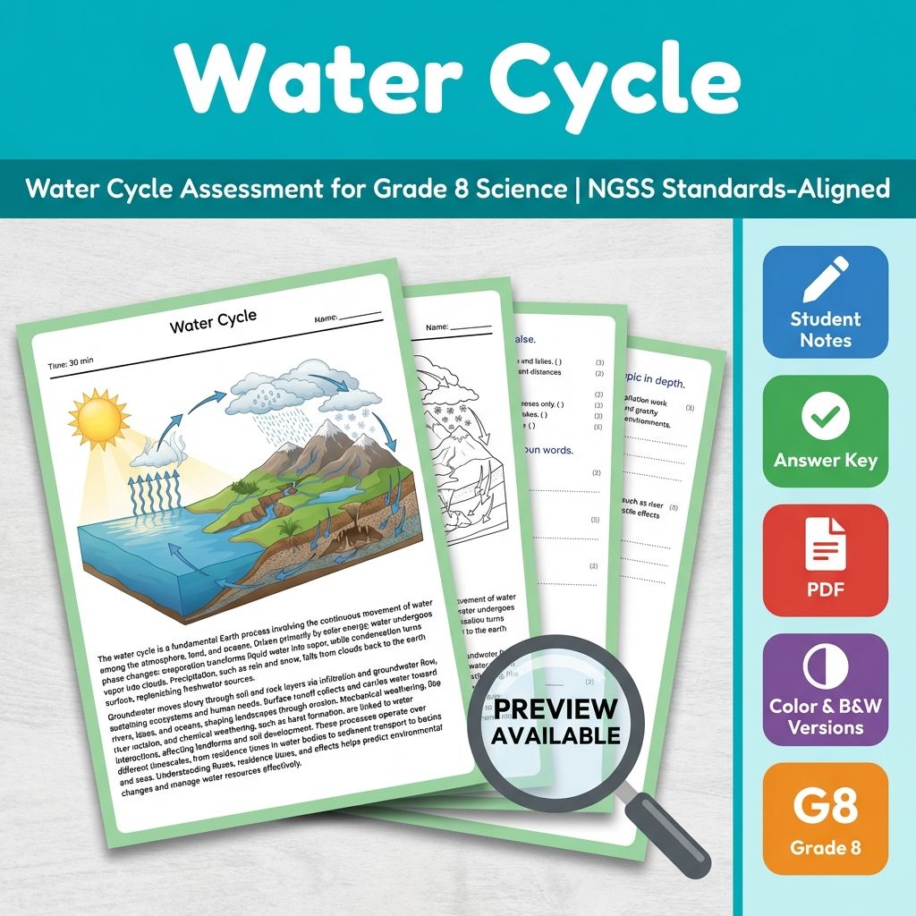 Grade 8 Science Mini Bundle – Earth's Systems & NGSS Standards-Aligned — included worksheet 3