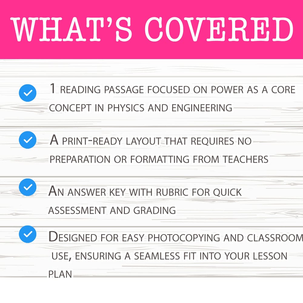 Grade 9 Science worksheet mcq paper worksheet — Grade 9 Science — Power and Efficiency Worksheet MCQ Paper — page 2