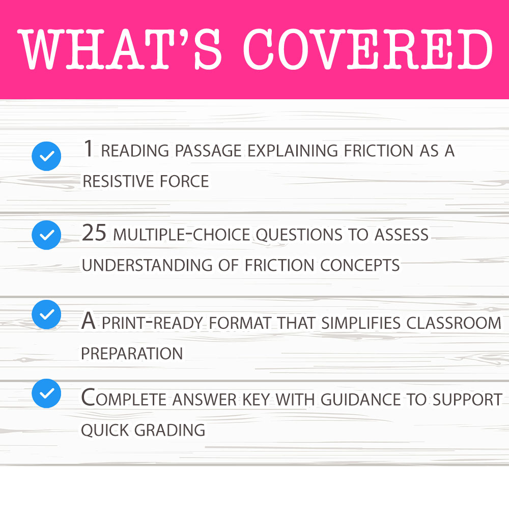 Grade 11 Science worksheet mcq paper worksheet — Grade 11 Science — Worksheet MCQ Paper for Mastering Friction Forces — pa…