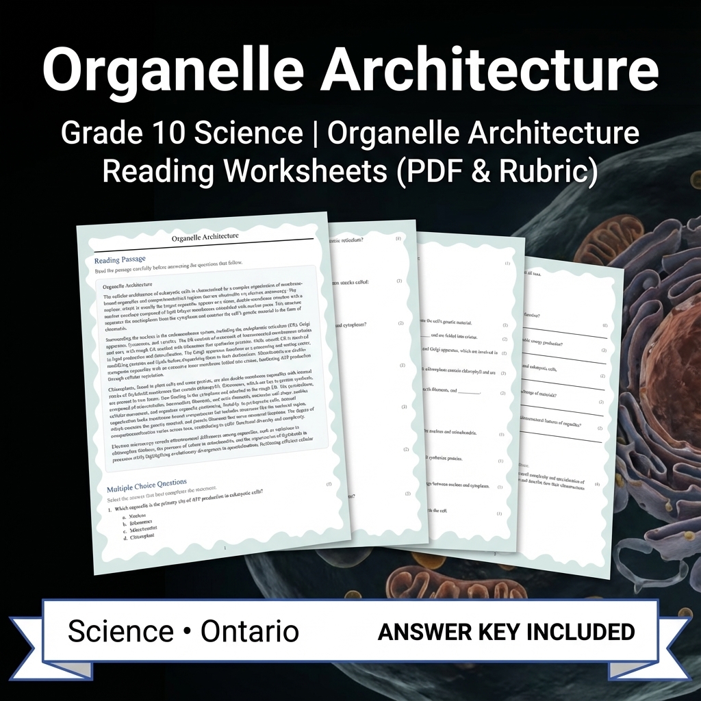 Grade 10 Science Bundle | Comprehensive Visual Data, Earth & Biology Concepts  — included worksheet 24