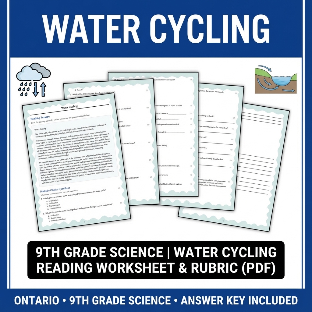 Grade 9 Science Bundle – Comprehensive NGSS-aligned Activities & Answer Keys — included worksheet 37