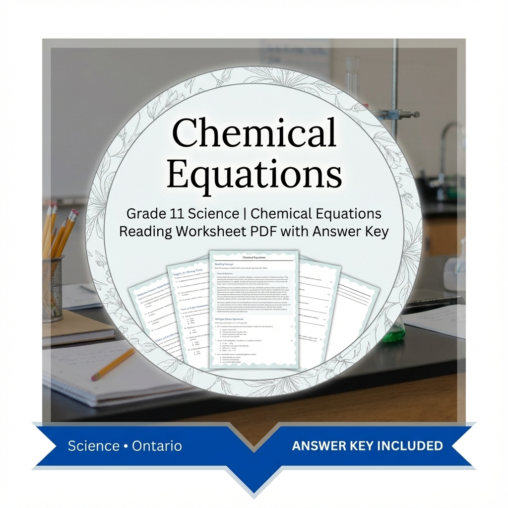 Grade 11 Science Unit Bundle | Chemical Bonding & Reaction Energetics  — included worksheet 5
