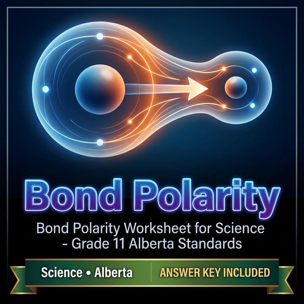 Bond Polarity Worksheet for Science - Grade 11 Alberta Standards