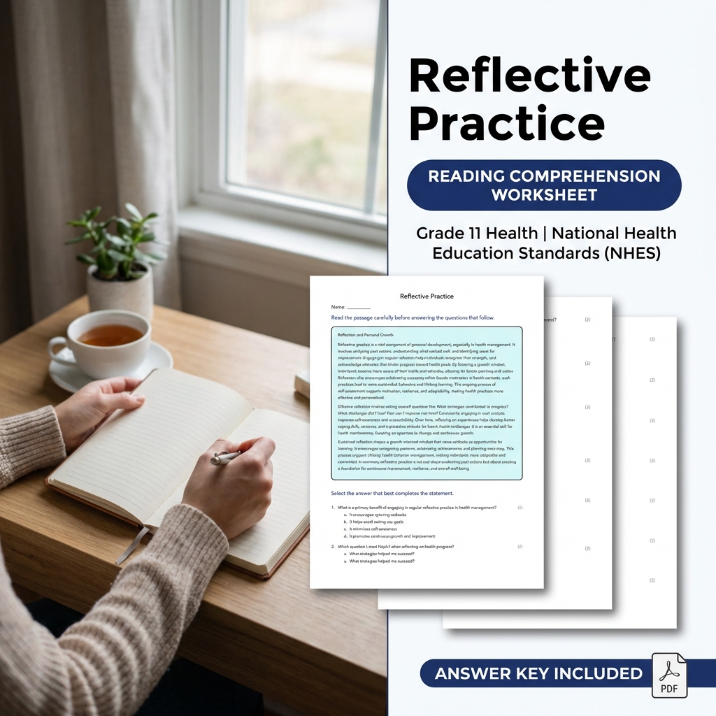 Grade 11 Health Worksheet Bundle – Interpersonal Skills & Advocacy NHES Aligned — included worksheet 28