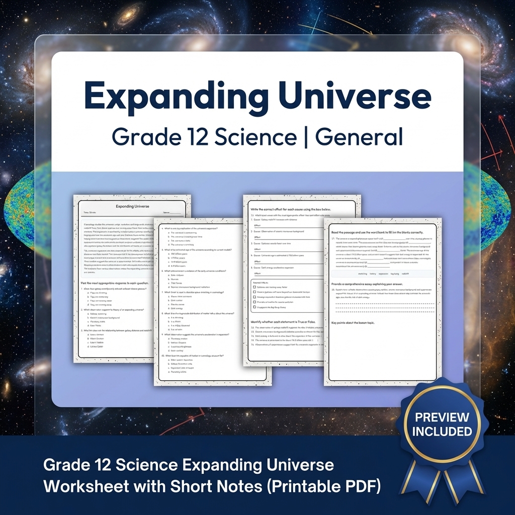 Grade 12 Evidence-Based Scientific Modeling Science Full-Year Bundle: General — included worksheet 24