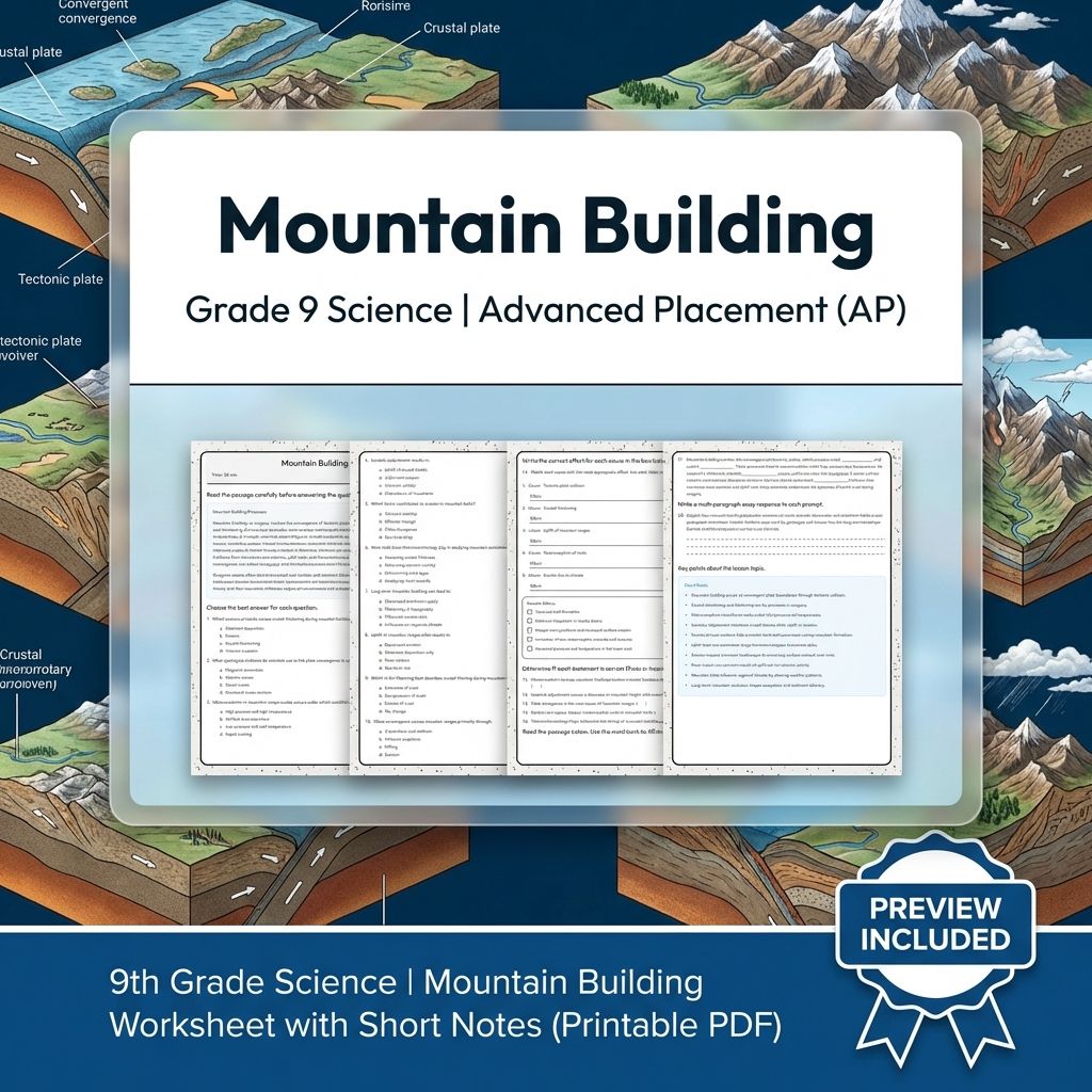 Grade 9 Science Worksheet Bundle | Comprehensive STEM Practice Pack (PDF) — included worksheet 28