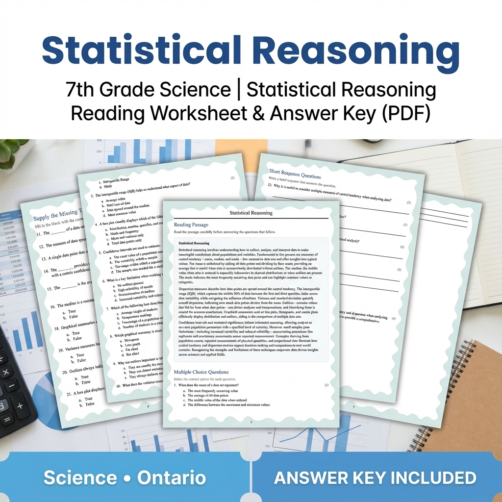 Grade 7 Science Unit Bundle | Inquiry, Data & Modeling Skills — included worksheet 6