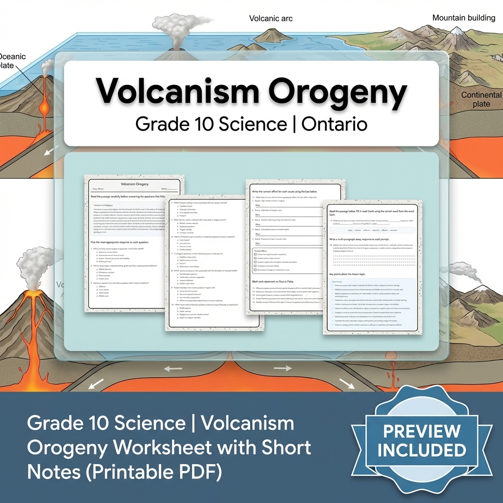 Grade 10 Science Lesson Group Bundle | Ontario Curriculum and STEM Topics — included worksheet 8