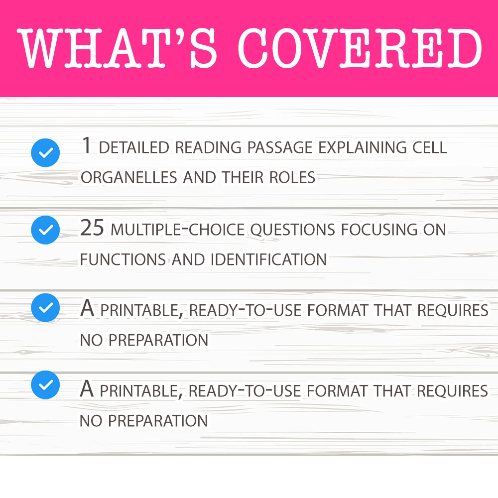 Grade 8 Science worksheet worksheet — Grade 8 Science — Organelles Roles Worksheet for Understanding Cell Functions — page 2