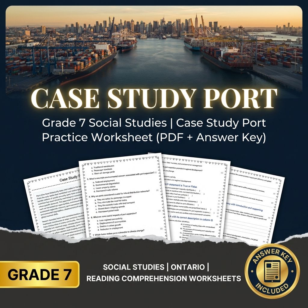 Grade 7 Social Studies Bundle | Human-Environment Interactions & Global Networks — included worksheet 6