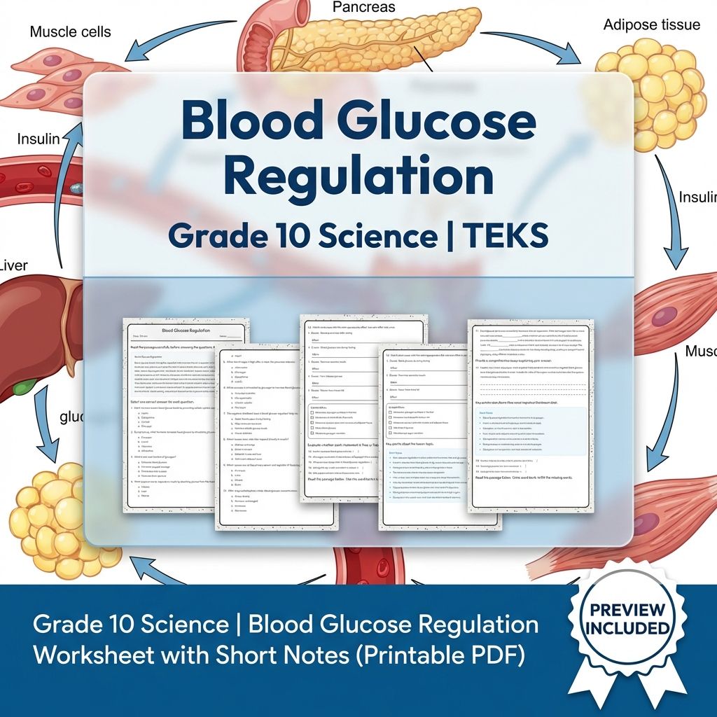 Grade 10 Science Worksheet Bundle – Genetics, Cell Biology & Ecology (PDF) — included worksheet 35