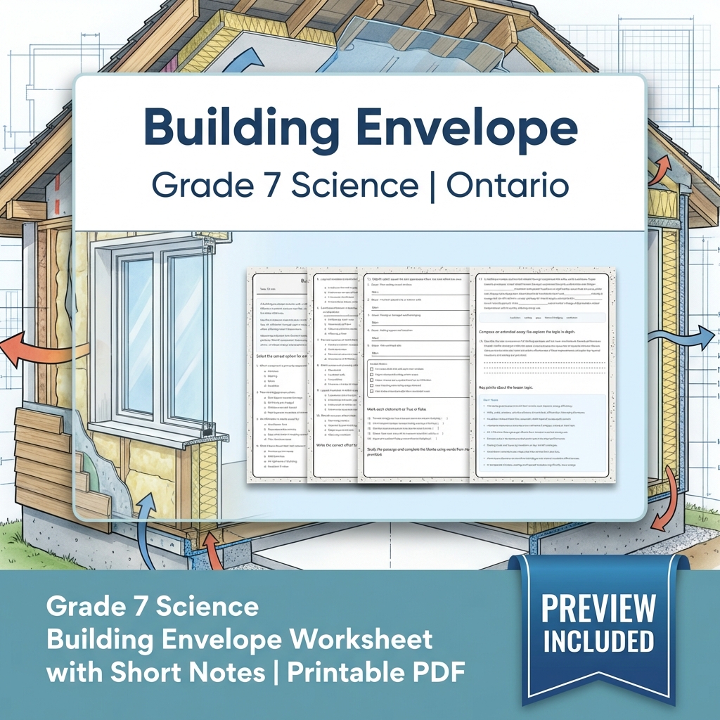 Grade 7 Science Full Year Bundle | Ecosystems & Heat Transfer — included worksheet 32