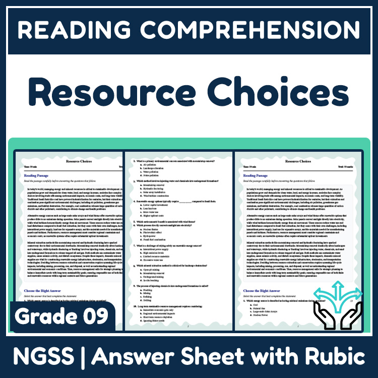 Grade 9 Science reading worksheets worksheet — Grade 9 Science Reading Worksheets | Resource Choices – NGSS-Aligned Practi…