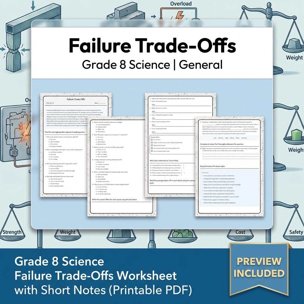 Grade 8 Science Data, Models & CER Full-Year Bundle: General Framework — included worksheet 24