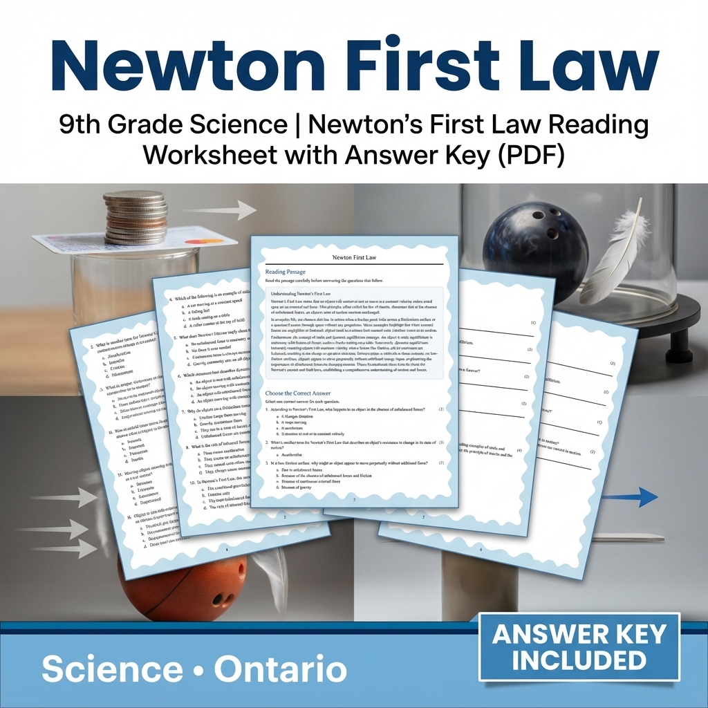 Grade 9 Science Bundle – Comprehensive NGSS-aligned Activities & Answer Keys — included worksheet 40