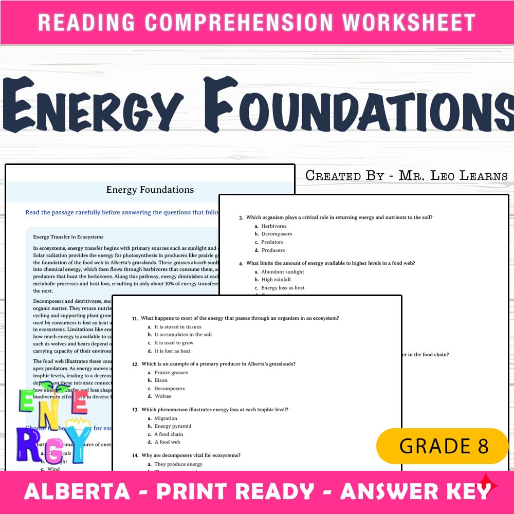 Grade 8 Science worksheet mcq paper worksheet — Grade 8 Science — Worksheet MCQ Paper for Mastering Energy Foundations — p…