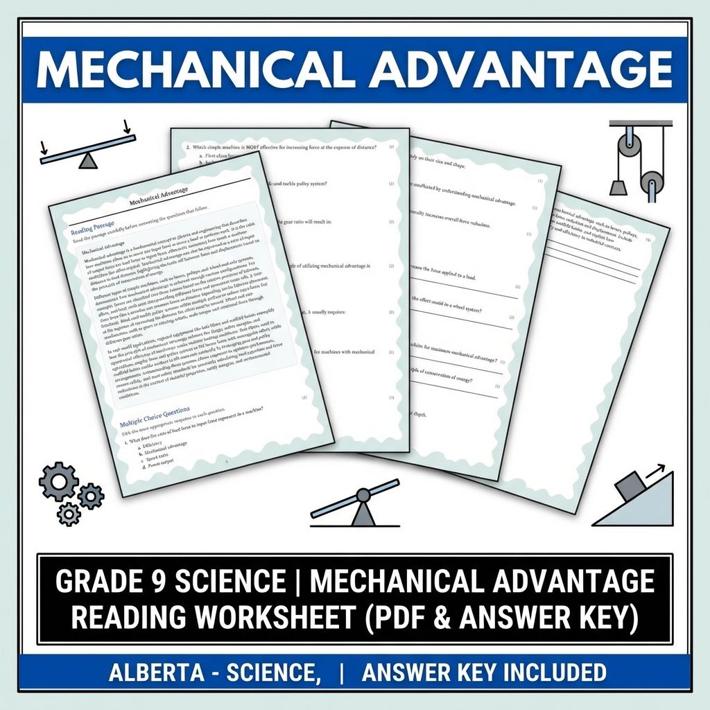 Grade 9 Science | Physics, Biology & Chemistry Mastery (Answer Key Included) — included worksheet 31