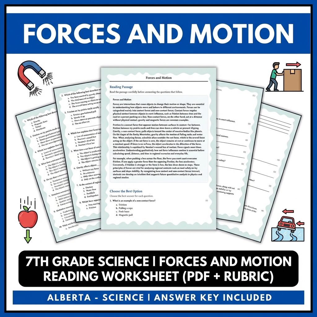 Grade 7 Science Worksheet Pack | Energy, Matter & Ecosystem Concepts — included worksheet 40