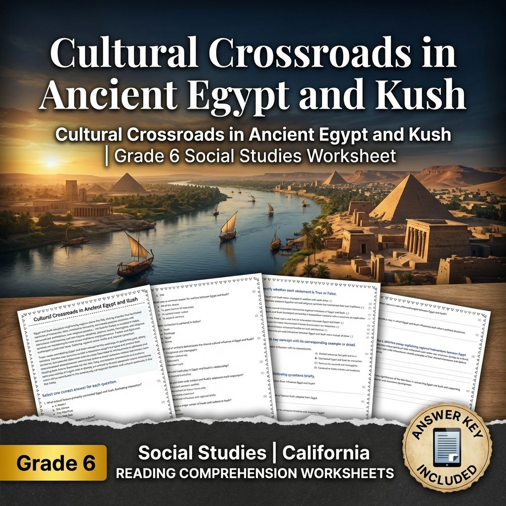 Grade 6 Social Studies | Ancient Egypt and Kush Unit Bundle — included worksheet 3