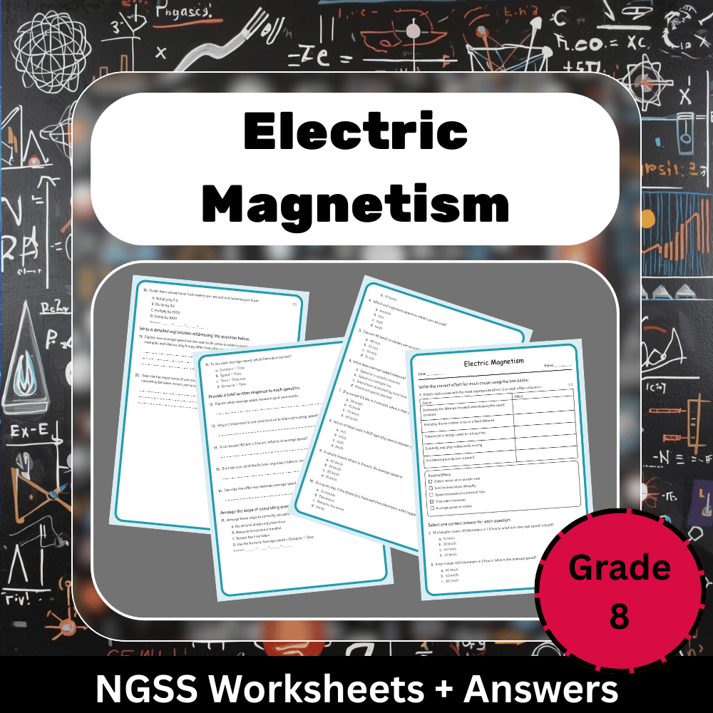 Grade 8 Science Worksheet Bundle | Cells, Climate, Evolution & Energy NGSS — included worksheet 29