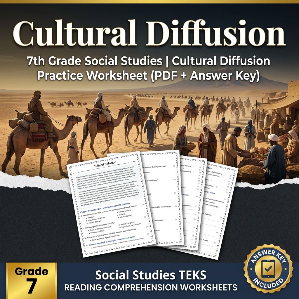 Grade 7 Social Studies Bundle | Reformation, Renaissance & Global Trade — included worksheet 19