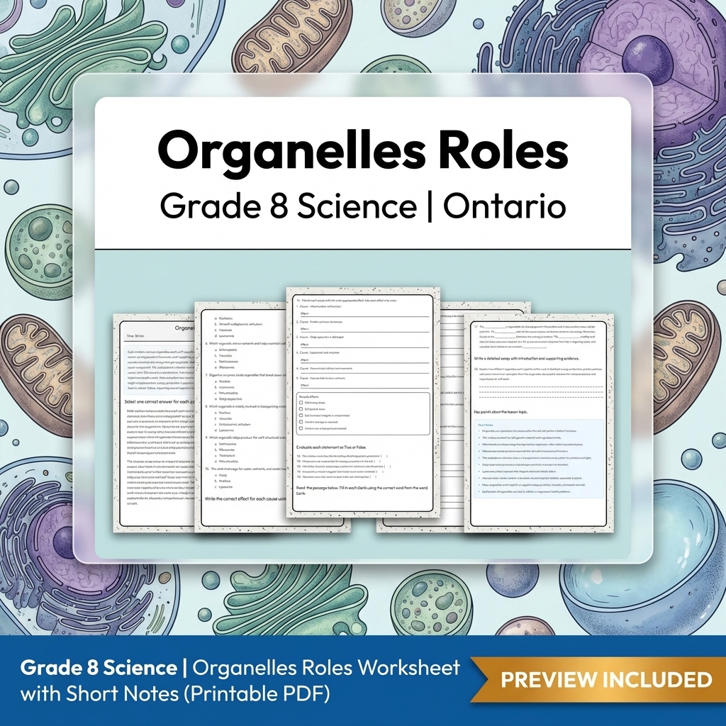 Grade 8 Science Full Year Bundle | Water Systems & Hydrostatics Curriculum — included worksheet 33