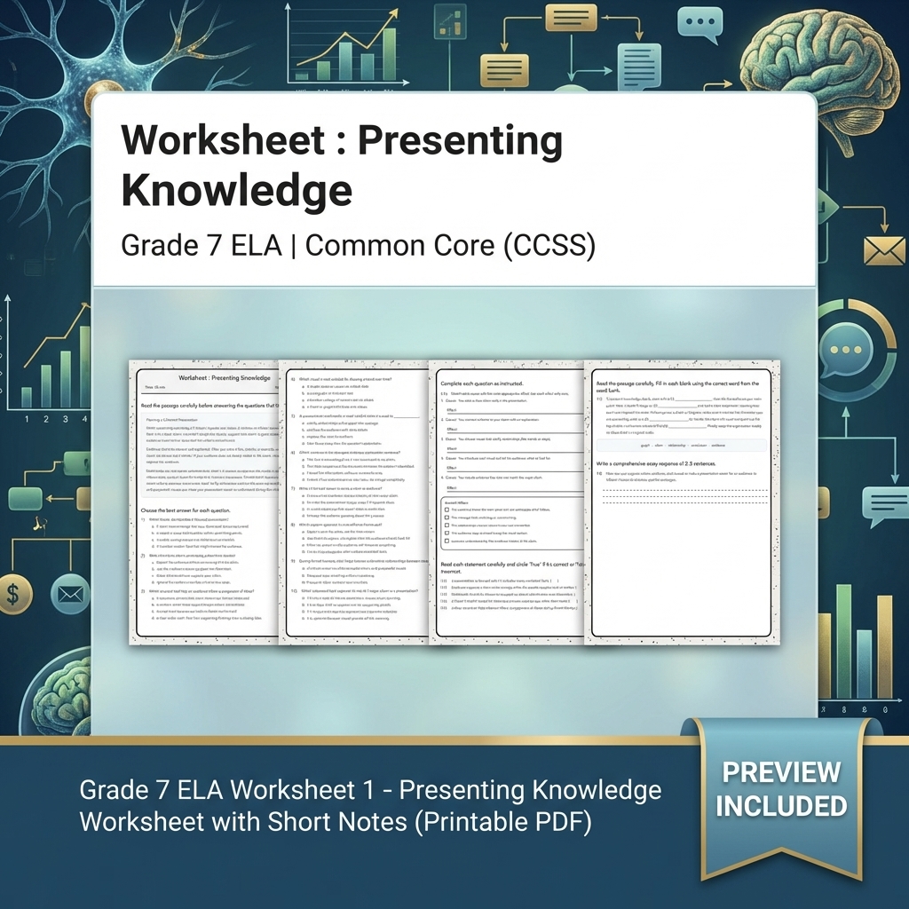 Grade 7 Writing Routinely ELA Full-Year Bundle – Common Core (CCSS) — included worksheet 22