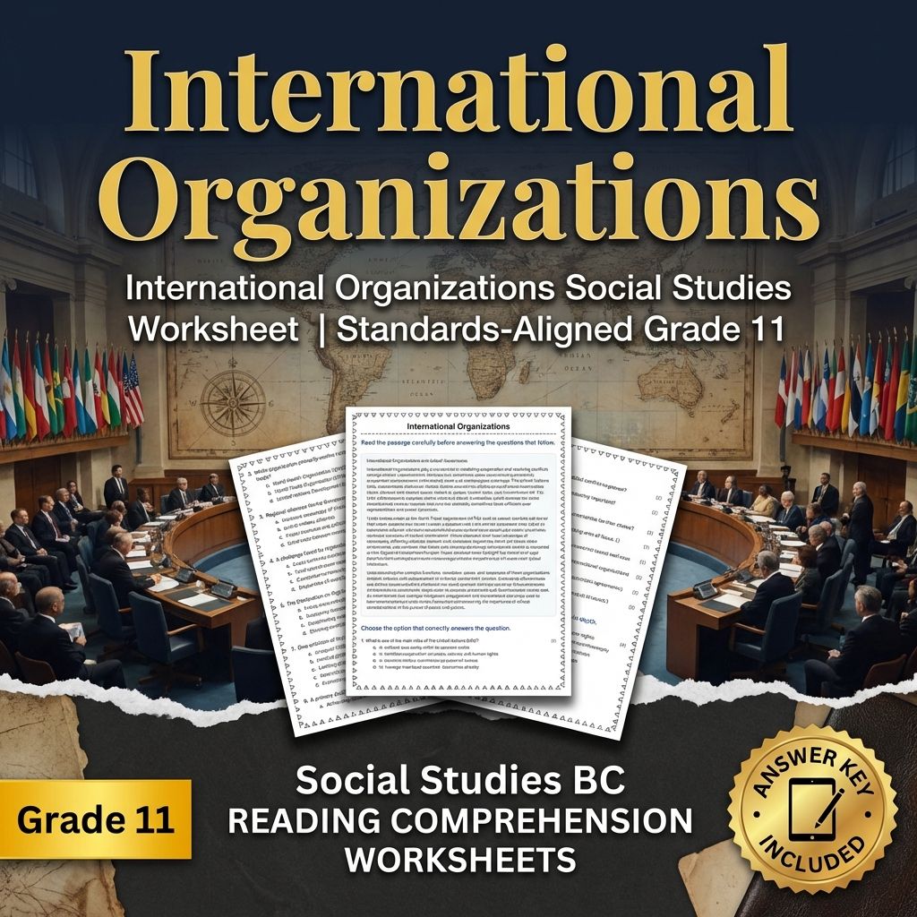 International Organizations Social Studies | Standards-Aligned Grade 11