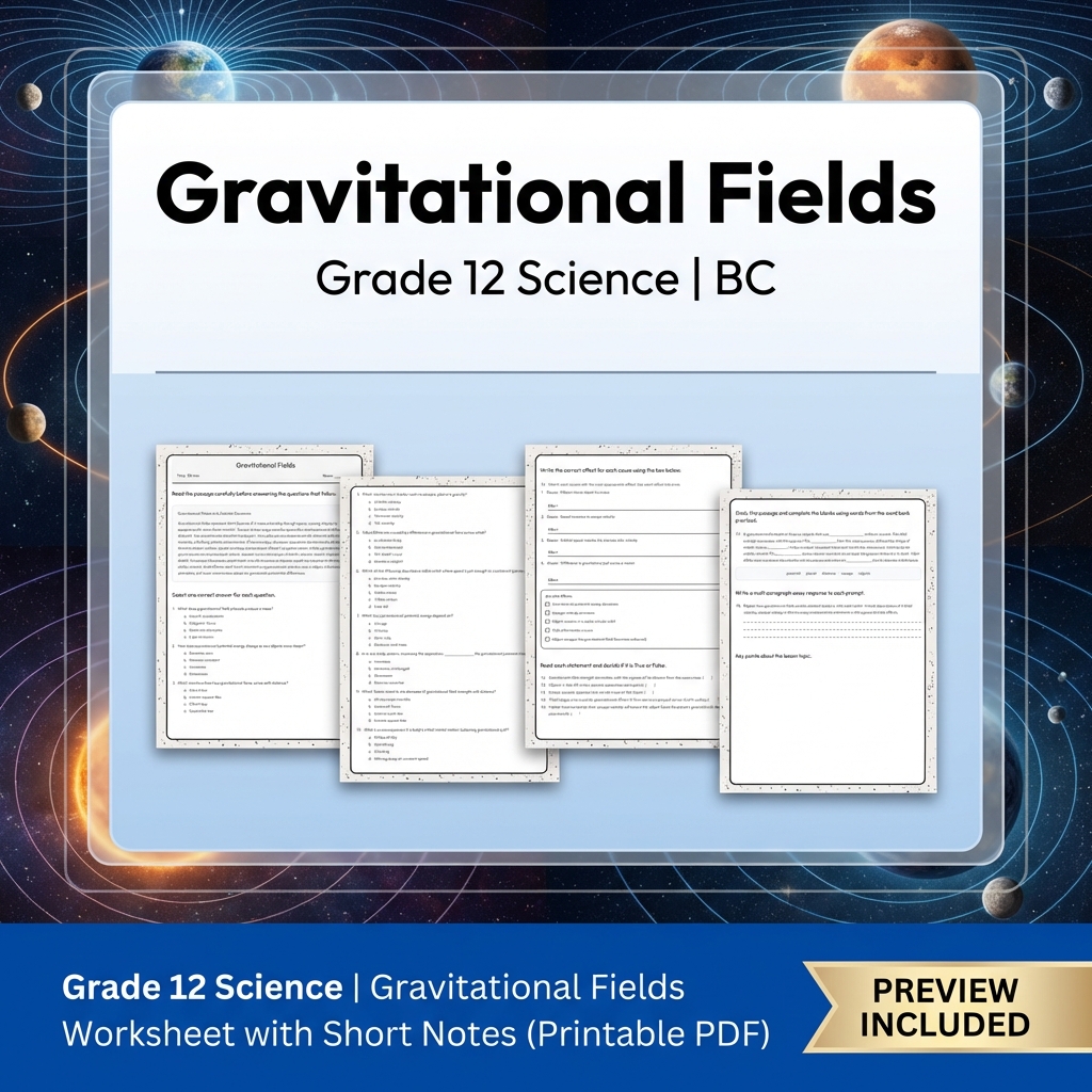Grade 12 Science Full Year Bundle | Thermochemistry, Earth Systems, Genetics — included worksheet 31
