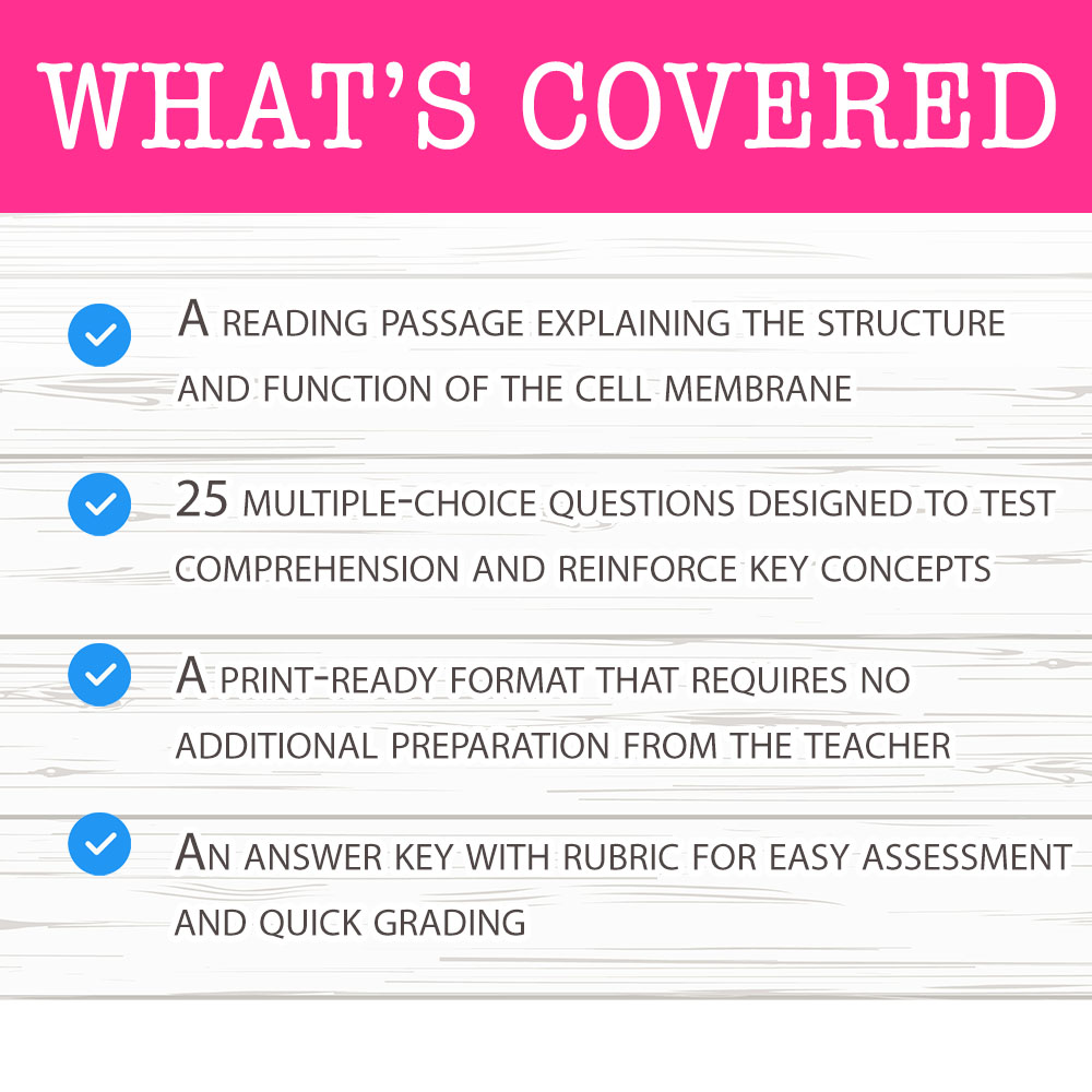 Grade 10 Science worksheet worksheet — Grade 10 Science – Cell Membrane Worksheet for Mastery — page 2