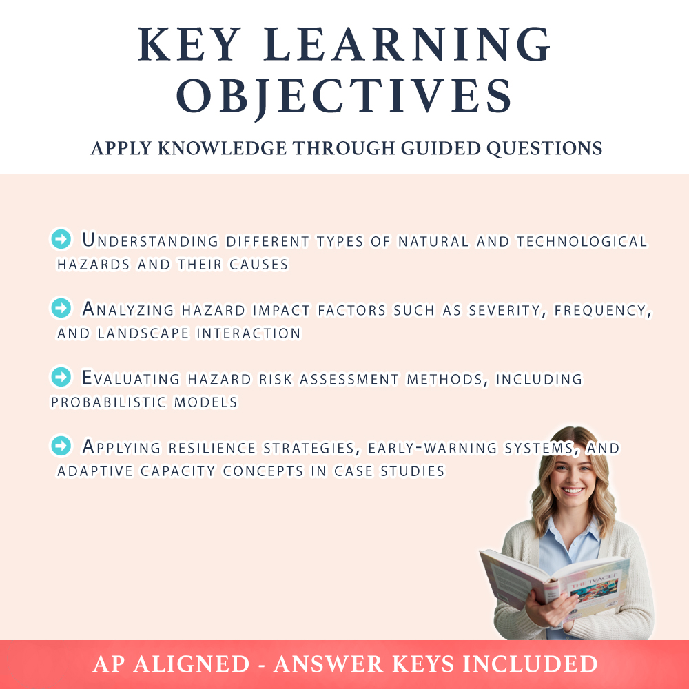 Grade 12 Science worksheet assessment worksheet — 12th Grade Science | Hazard Resilience Assessment Worksheet (PDF+ Answer…