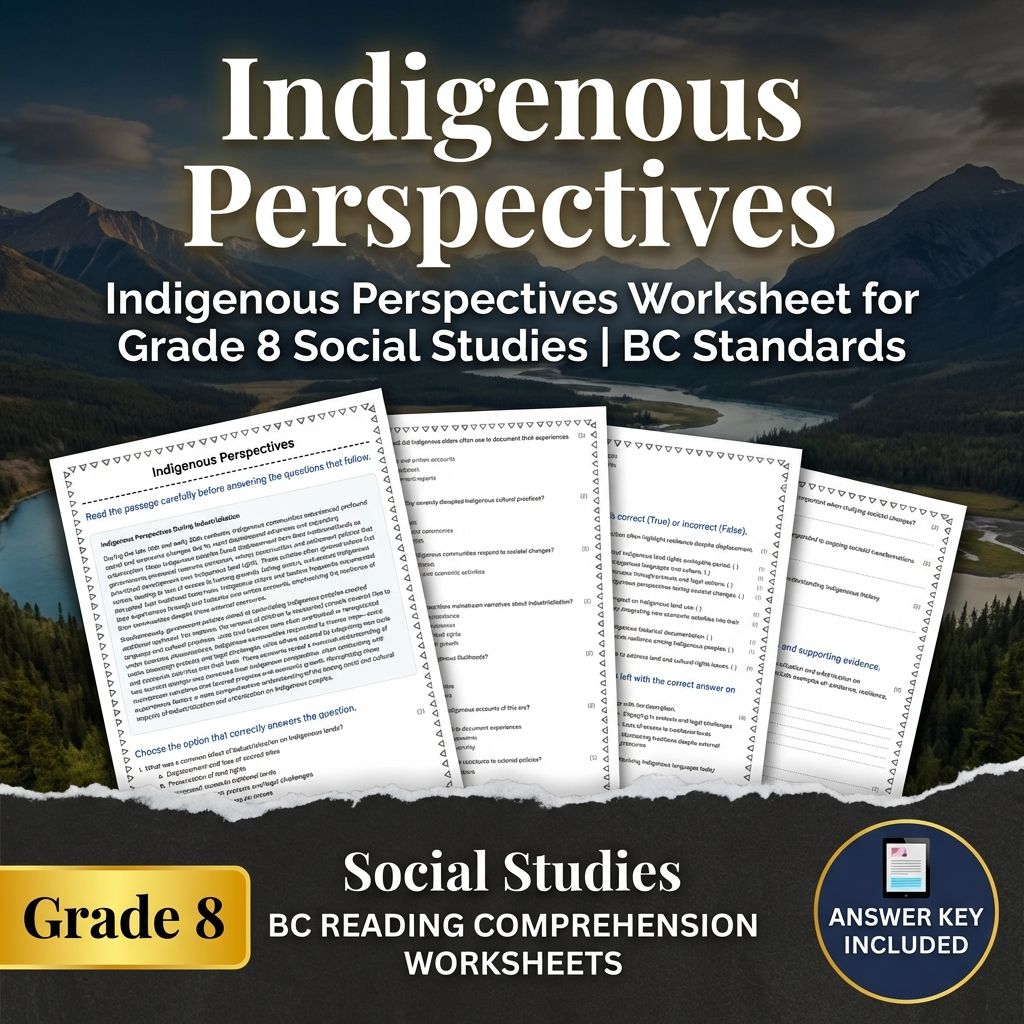 Grade 8 Social Studies | Industrialization and Urbanization Bundle — included worksheet 5